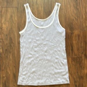 A New Day Gray Fitted Tank Top